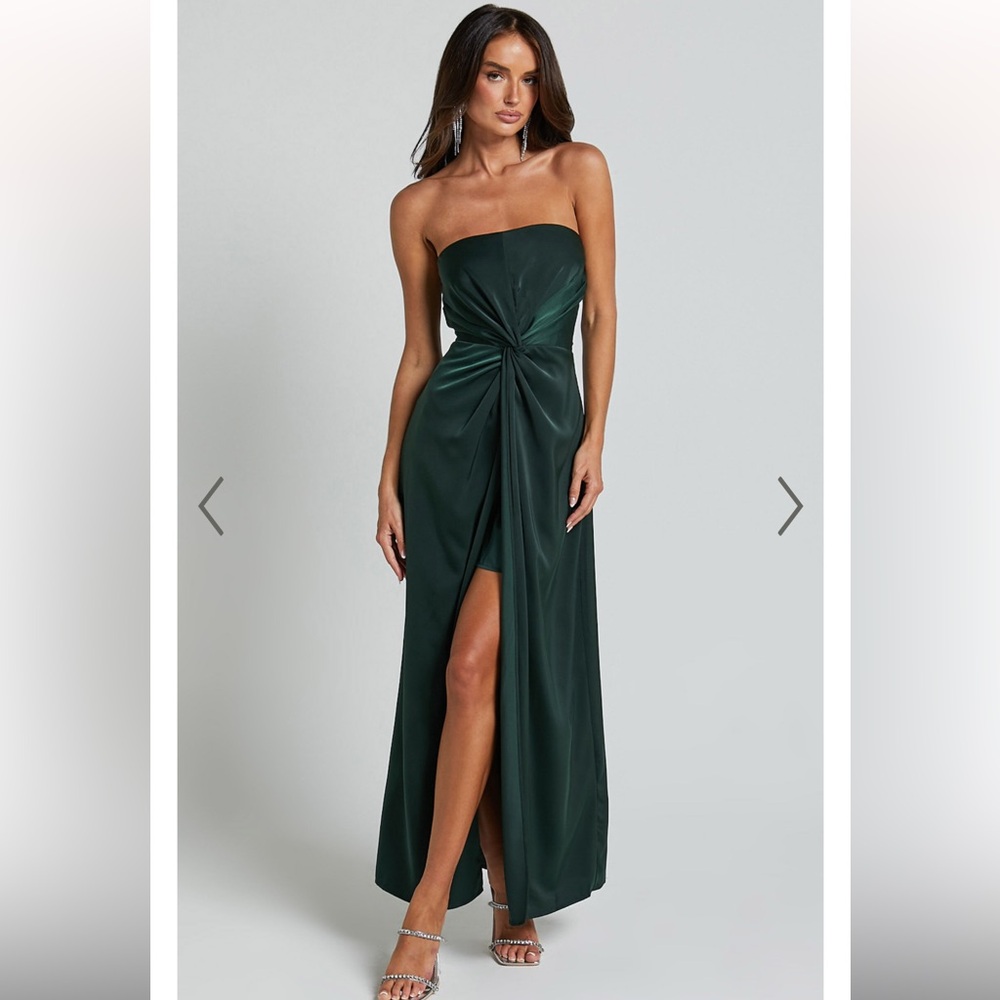 Showpo Hathaway Green Maxi Dress